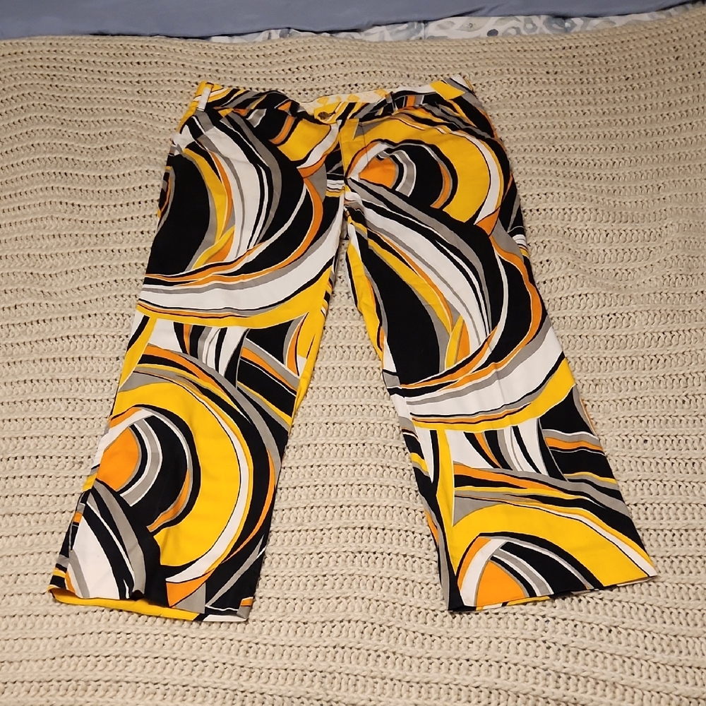 Loudmouth Vibrant Swirl Pattern Pants